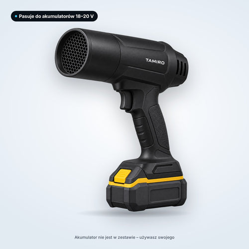 Dmuchawa Tamiro Turbo na akumulatorze 18 V
